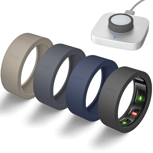 Fundas ultrafinas de silicona premium que protegen su anillo inteligente Oura contra arañazos