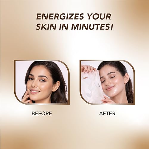 Image of DR.RASHEL Coffee Face Sheet Mask With Serum For Women and Men | All Skin Types | Soft and Healthy Skin | Deep Cleansing & Oil Control | Repairing & Nourishment | Soothing And Hydrating | Paraben Free | Pack Of 2 | 20 Grams Each