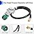 JEASOM 3FT Two Stage Propane Regulator with Hose, Dual Stage Propane Hose with QCC1/Type1 Connector for Gas Grills RV Appliance Generator