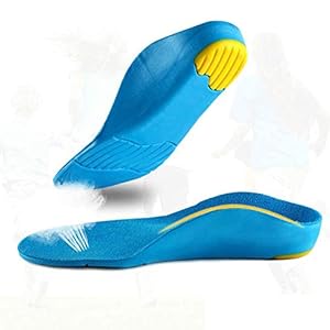 PU orthopedische binnenzool Hoge steunzool voor kinderen Zacht inzetstuk voor platvoeten, plantaire fasciitis, voetpijn…