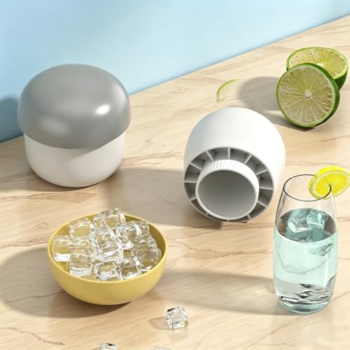 Molde para cubos de hielo de silicona portátil miniatura 4