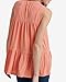 Lucky Brand Women's Sandwash Ruffle Tunic, Persimmon, XL