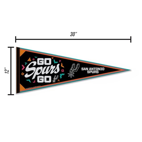 Image of Rico Industries NBA Basketball 12 inch x 30 inch Felt Wall Decor Pennant - Great for Home /Bed Room /Man Cave Decor