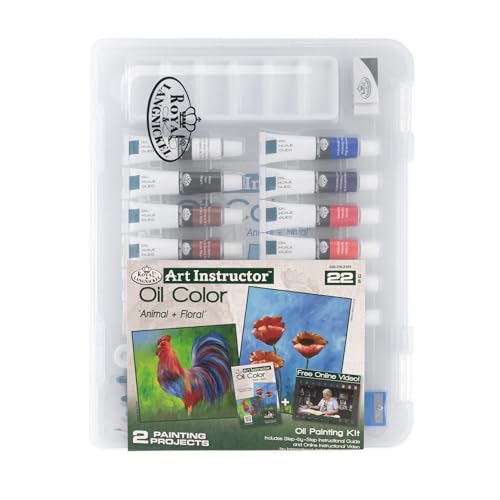 Art Instructor Oil Clearview Art Set-Small - 22pc