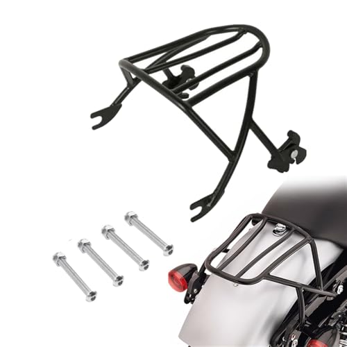 Porte-bagages solo pour Harley Superlow 1200T en acier chromé premium