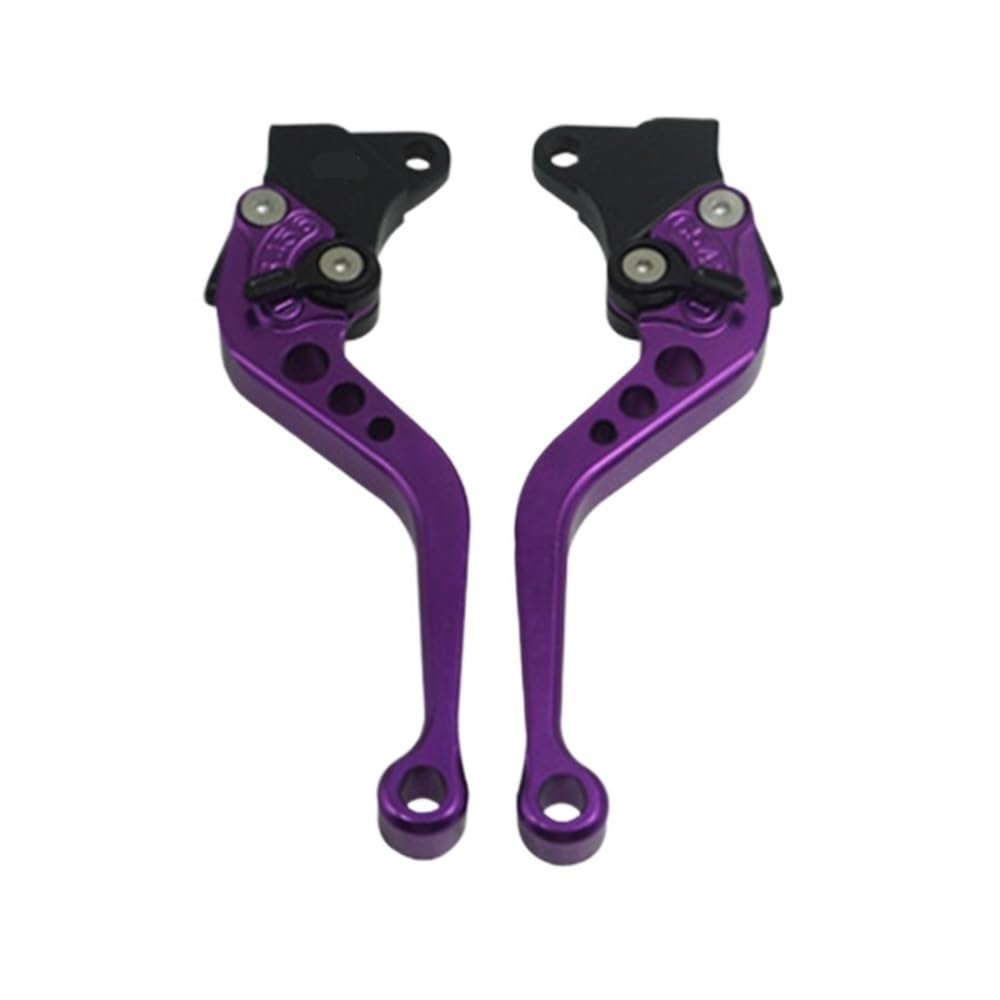 Pliqvbn Violet Clutch Brake Shafts Motorcycle Brake Handle Cnc Clutch Drum Lever Motorbike Modification Adjustable Handlebar Set For Cg125