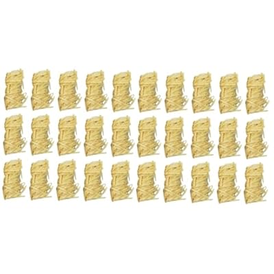 Mikikit 50pcs Natural Wood Firelighters Carbon Wax Stick BBQ Grill Camping Starter for Charcoal Grills