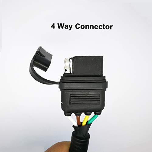 New Sun 7 Way Rv To 4 Way Flat Trailer Connector Single-Function Wiring Adapters #TOP2