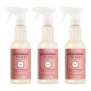 MRS. MEYER’S CLEAN DAY All-Purpose Cleaner Spray, Limited Edition Rose, 16 fl. oz – Pack of 3