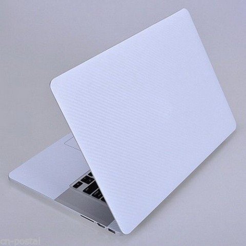 tuf-kote® Vinyl Laptop Skin Sticker, White 3D Carbon Fiber Design 11.5 x 15 Inches - Free Size for All Laptop Models (Upto 15.6 inches) (B00IO34Y7K) Amazon Price History, Amazon Price Tracker