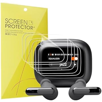 Lamshaw Protetor de tela compatível com JBL Live Beam 3, [pacote com 6] Película transparente TPU de cobertura total compatível com JBL Live Beam 3 (pacote com 6)