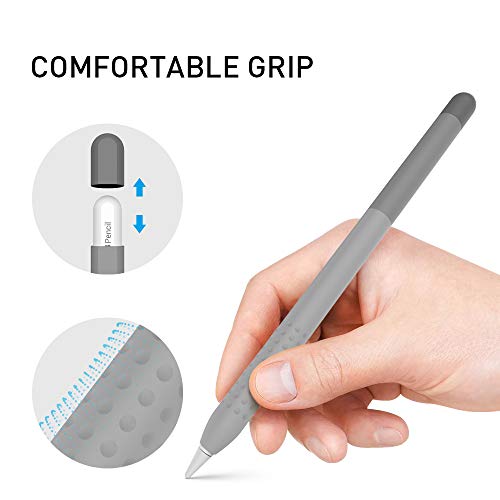 Image of Delidigi for Apple Pencil Pro Case (2024) & Apple Pencil 2nd Generation Sleeve,Soft Silicone Grip Cover,Magnetic Charging Compatible,Double Tap Support,Gradient Color Design