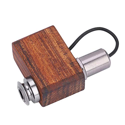 Ukulele Pickup, Mini Sandalwood Microphone Violin Pickup for Acoustic Instrument Musicians Live Performance Recording Practice