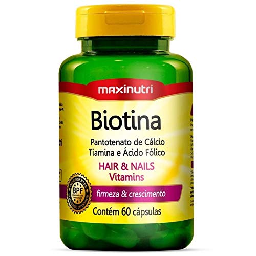 Biotina Firmeza Crescimento - Maxinutri - 60 Cápsulas