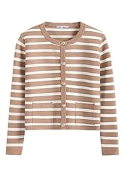 Apricot White Stripe