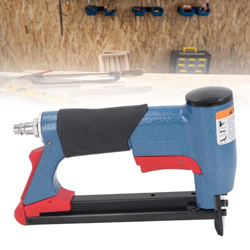 Pneumatic Upholstery Stapler 21 Gauge Heavy Duty for Furniture Fabric and Wood Craft Stapling