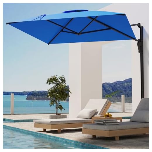 Best wall mounted umbrella AECOJOY 9ft Wall Mount Umbrella