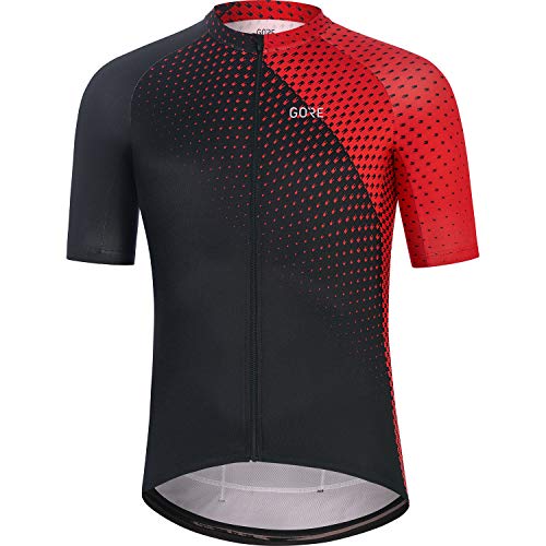 ▷ Maglia Ciclismo Rosso Nero - Vendita-Biciclette-Elettriche.it