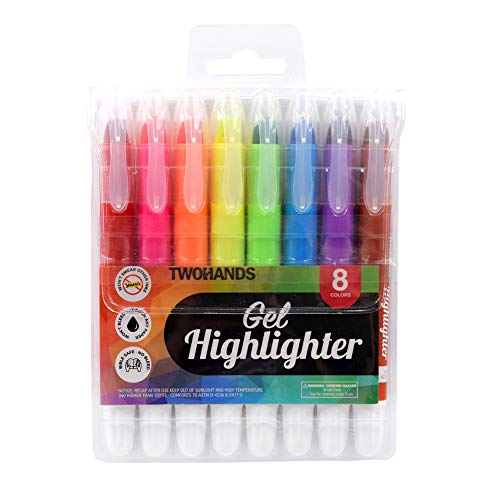 TWOHANDS Bible Gel Highlighter, Dry Highlighter, No Bleed, 8 Assorted Colors, Bible Journaling Supplies, Bible Markers for Tabs 20239 - Thumbnail 5