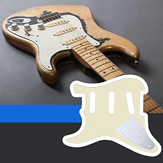 Pickguard SSS 11 Trous pour Guitare Droitier Compatible avec Fender Stratocaster USA/Mexicain Standard SSS Panneau de… - Les Beatles, Paul McCartney, John Lennon, RIngo Starr, George Harrison Pickguard SSS 11 Trous pour Guitare Droitier Compatible avec Fender Stratocaster USA/Mexicain Standard SSS Panneau de… – Image 4