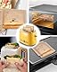 BARRU 10 Stück Toastbeutel aus Teflon,Toaster Beutel Toastertaschen,wiederverwendbare Antihaft-Toasttüten,für Käse-Sandwiches Würstchen Pizza Backofen Mikrowelle - pflegeleicht, hitzebeständig
