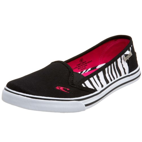Image of O'Neill Women's Doheny Canvas Low Profile Vulcanized Twin Gore Slip On