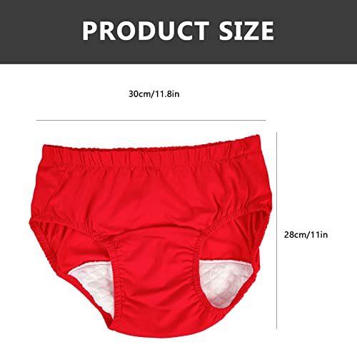 Healeved Fraldas de Pano para Adultos Laváveis ​​Algodão Reutilizável Roupas Íntimas para Idosos Inc