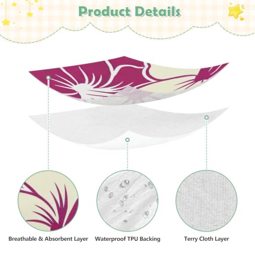 Drap imperméable tout-petit Essentials Flor Prune haut confort - 6