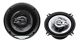 Pareja Altavoces Pioneer TSE-1395. CARACTERÍSTICA: - Respuesta de frecuencia: 40 - 32.000 Hz - Sensibilidad (1W/1m): 90 dB. - Frecuencia de resonancia min.(FS): 80 - Potencia máxima: 160 Wat. - Potencia de entrada nominal: 35 Wat - Tamaño de woofer (cm): 13 cm. - Material de woofer: Cúpula de magnesio híbrido 3D. - Tamaño de Medio: 25,0 mm. - Material de Medio: Cúpula de titanio. - Tamaño de tweeter: 10,0 mm.