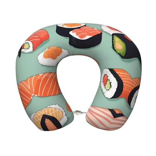Almohada de viaje de espuma viscoelástica Negra