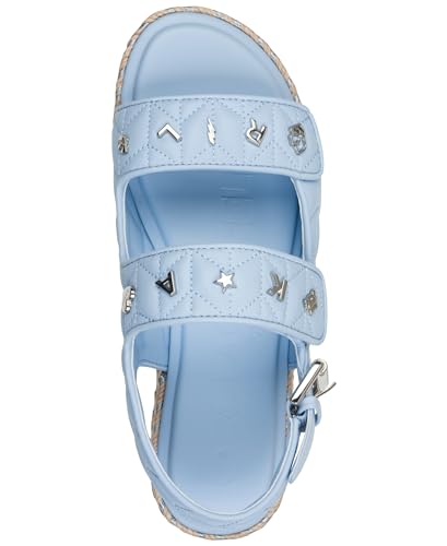 Image of KARL LAGERFELD Women's Charlay Double Strap Sandal With Pin Embellishments