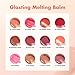 rom&nd GLASTING MELTING BALM #06 Kaya Fig - Vegan K-Beauty Tinted Lip Balm for Crystal Water-Gloss Shine, Deep Hydration & MLBB Rosy Nude Color | Non-Sticky, Long-Lasting Comfort for All Ages