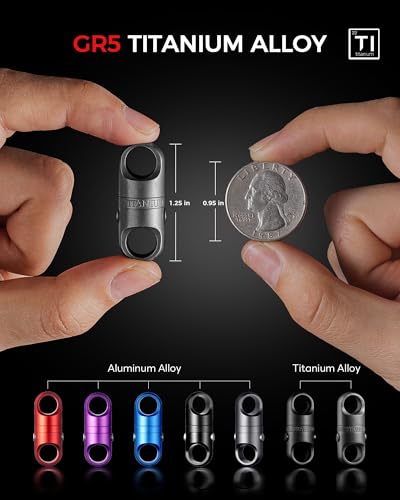 Image of FEGVE Magnetic Quick Release Keychain - One-Hand Detachable Magnet Connector with Secure Lock for Valet & EDC Use