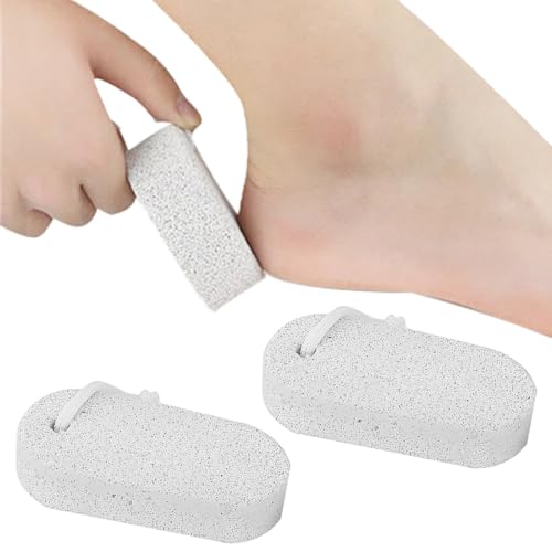 MEXRUMI 2 Pièces De Pierre Ponce Soins Des Pieds, Pierre De Lave Soins Des Pieds Corne Peau Dure...