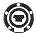 Autocollant de Réservoir, Couvercle de Réservoir de Gaz de Moto, Autocollants D'autocollant de Couverture de Bouchon de Réservoir de Gaz de Fibre de Carbone pour Yamaha YZF-R1 R6
