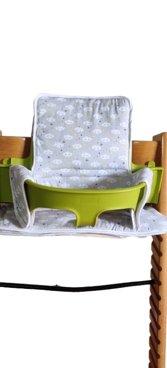 moon-bebe Sitzverkleinerer, kompatibel mit Stokke TrippTrapp (Grau) (Grau)