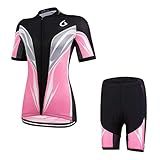 gonso damen radtrikot langarm PRAKTISCHE FUNKTION - Inner Shorts gibt es ein 3D Sitzpolster, lässt Ihr Radfahren stoßdämpfend und bequemUnsichtbare volle offenen Self-locking Reißverschluss; Hinter der Jacke gibt es die kleinen Tasche