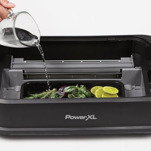Elektro Tischgrill mit Deckel von PowerXL Rauchfreies Grillen für Zuhause