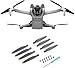 Craznick 32Pcs Propellers for DJI Mini 3 Replacement Prop Blades Low Noise Accessories for DJI Mini 3 Drone Accessories Exclusive Screws & Screwdrivers Gold Tips