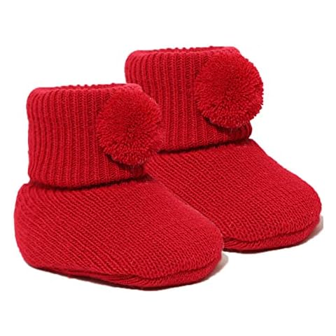 Soft Touch Pom Pom Booties for Babies Cover