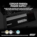 CORSAIR RM850e ATX 3.1 PCIe 5.1 Ready Fully Modular 850W Power Supply – 12V-2x6 Cable Included, Cybenetics Gold Efficiency, 105°C-Rated Capacitors, Modern Standby Mode – Black - Image 2