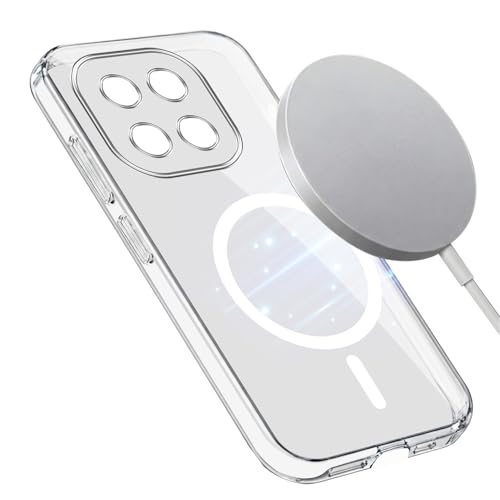 Image of Jkobi Lifetime Anti-Yellow MagSafe Compatible Clear Back Cover Case for Vivo iQOO 15 5G (Sleek Hard Crystal | Shockproof and Camera Protection)