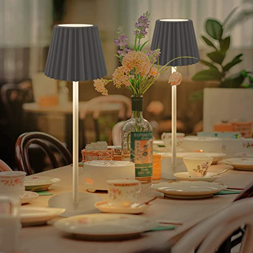 Lampada Ricaricabile da Tavolo Senza Fili, Lampada...