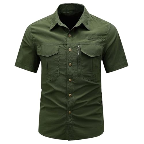 Chemisiers vintage boutonnés en textile extensible masculin