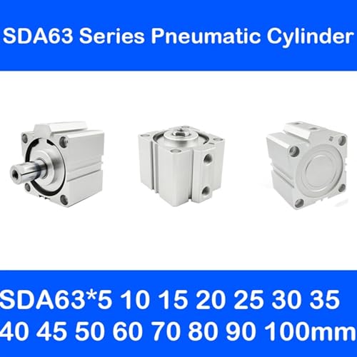 Cylindre pneumatique SDA63x40 à double action avec capteur CS1-J