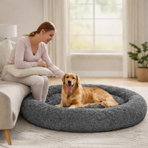 Image of ZEXSAZONE Summer Comfortable Durable Both Sides usable and Washable Pet Bed | Cat Bed | Puppy Bed | Dog Bed | Medium Dog Bed for Cats Puppies (Grey, Extra Large) 110 X 110 X 22cm