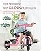 KRIDDO Tricycle for 2-5 Year Olds - Pink Toddler Trike With Gift for 24 Month to 4 Year Old Girls