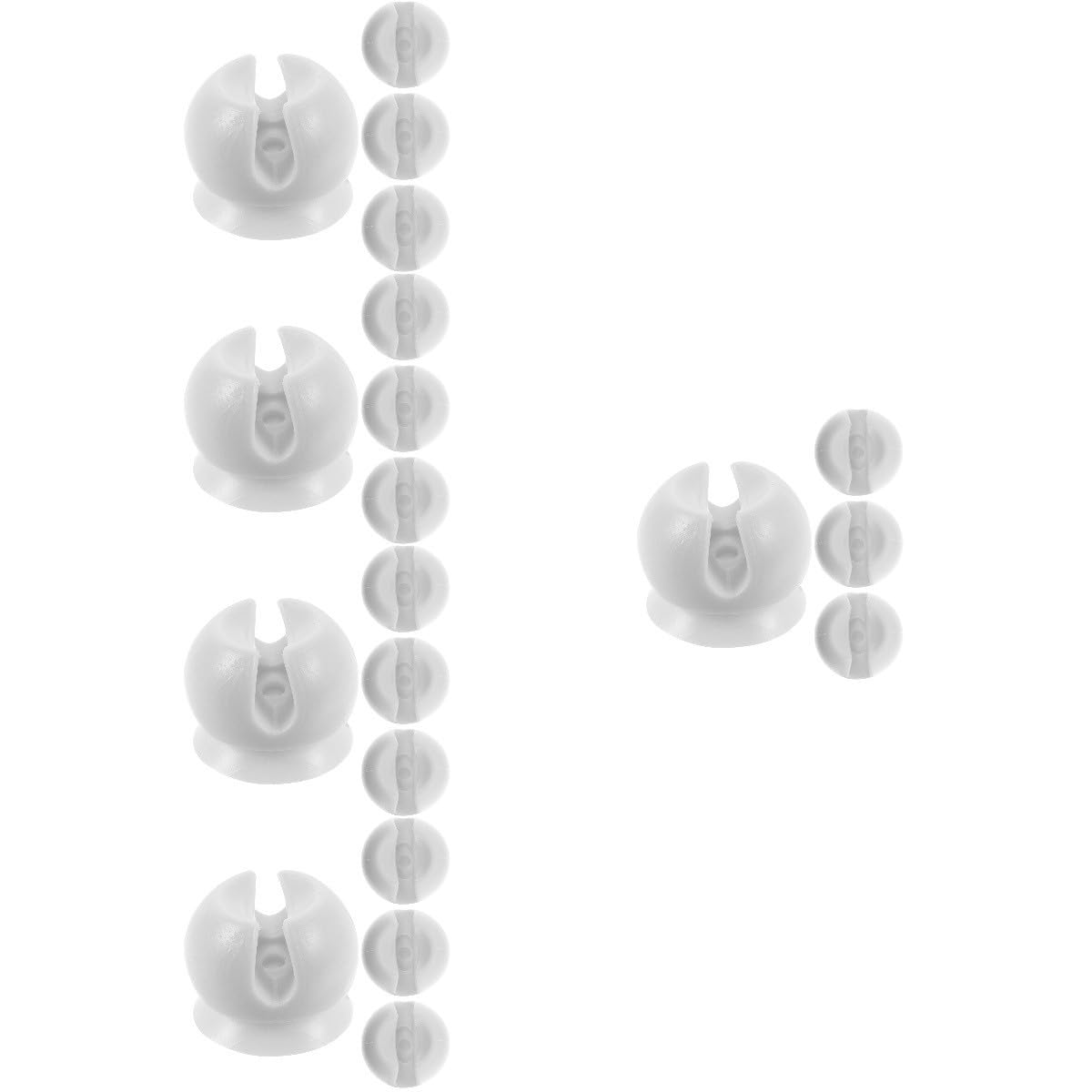 20pezzi Portaspazzolino Da Parete Con Ventosa Installazione Senza Foratura Design Compatto e Semplice Per Bagno e Facile Da Montare e Affidabile