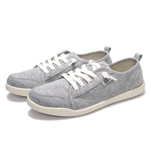 Image of Womens Slip On Shoes, Casual Canvas Tennis Sneaker Shoes