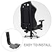 Gadpiparty Back Support for Office Chairs - T Shaped Bar - High Strength Chair Back Support Bracket, Reduces Wobbling & Extends Lifespan